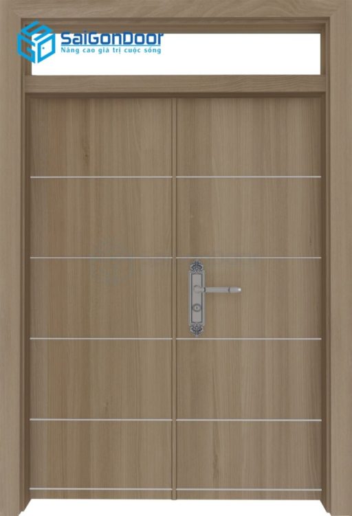 CỬA GỖ CÔNG NGHIỆP MDF LAMINATE 2P1R10s FIX 10 Cua go HDF Laminate 2P1R10s FIX.png