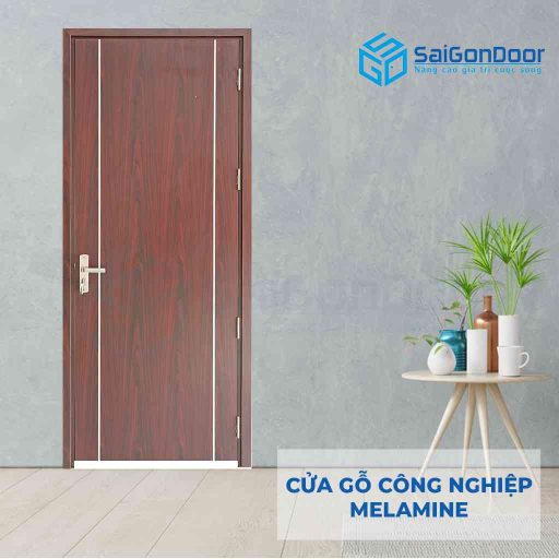 CỬA GỖ CÔNG NGHIỆP MDF MELAMINE P1R2-1
