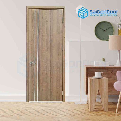 CỬA GỖ CAO CẤP HÀN QUỐC MDF Melamine P1R2-2