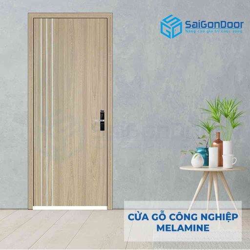 CỬA GỖ CÔNG NGHIỆP MDF MELAMINE P1R3 2302