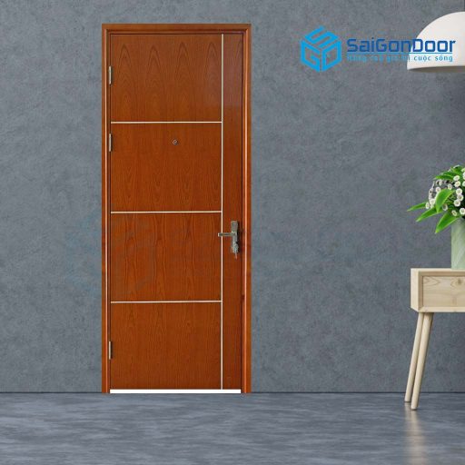 CỬA GỖ CAO CẤP SAIGONDOOR MDF Veneer P1R4b Cam xe