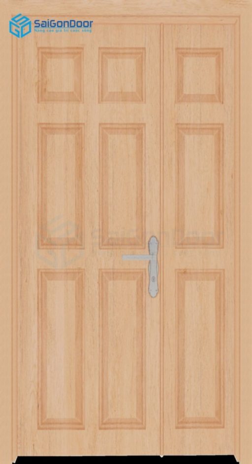 Cửa Gỗ Công Nghiệp HDF Veneer 2 canh 9A Oak (1) 7 Cua go cong nghiep 2 canh 9A Oak 1.png