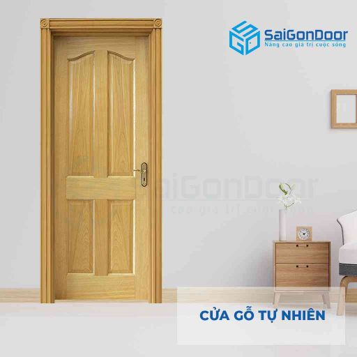 CỬA GỖ TỰ NHIÊN GTN 4A ash