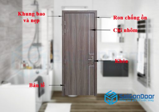 CỬA GỖ NHÀ TẮM SGD Cua go HDF Veneer 6B sapele 7 Cua tao cua go nha tam