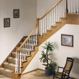 CẦU THANG GỖ CT03