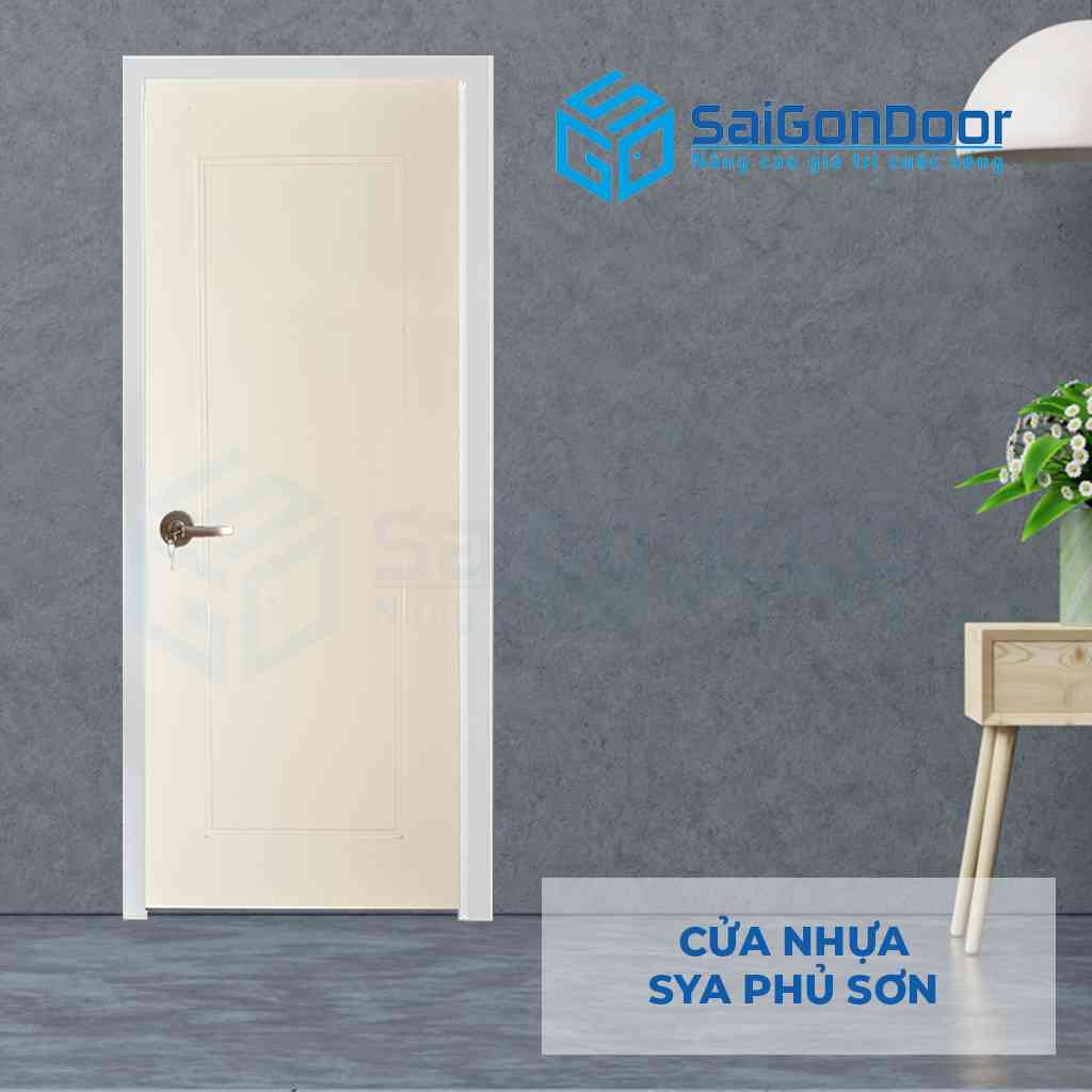 Mẫu cửa nhựa gỗ composite SYA 162