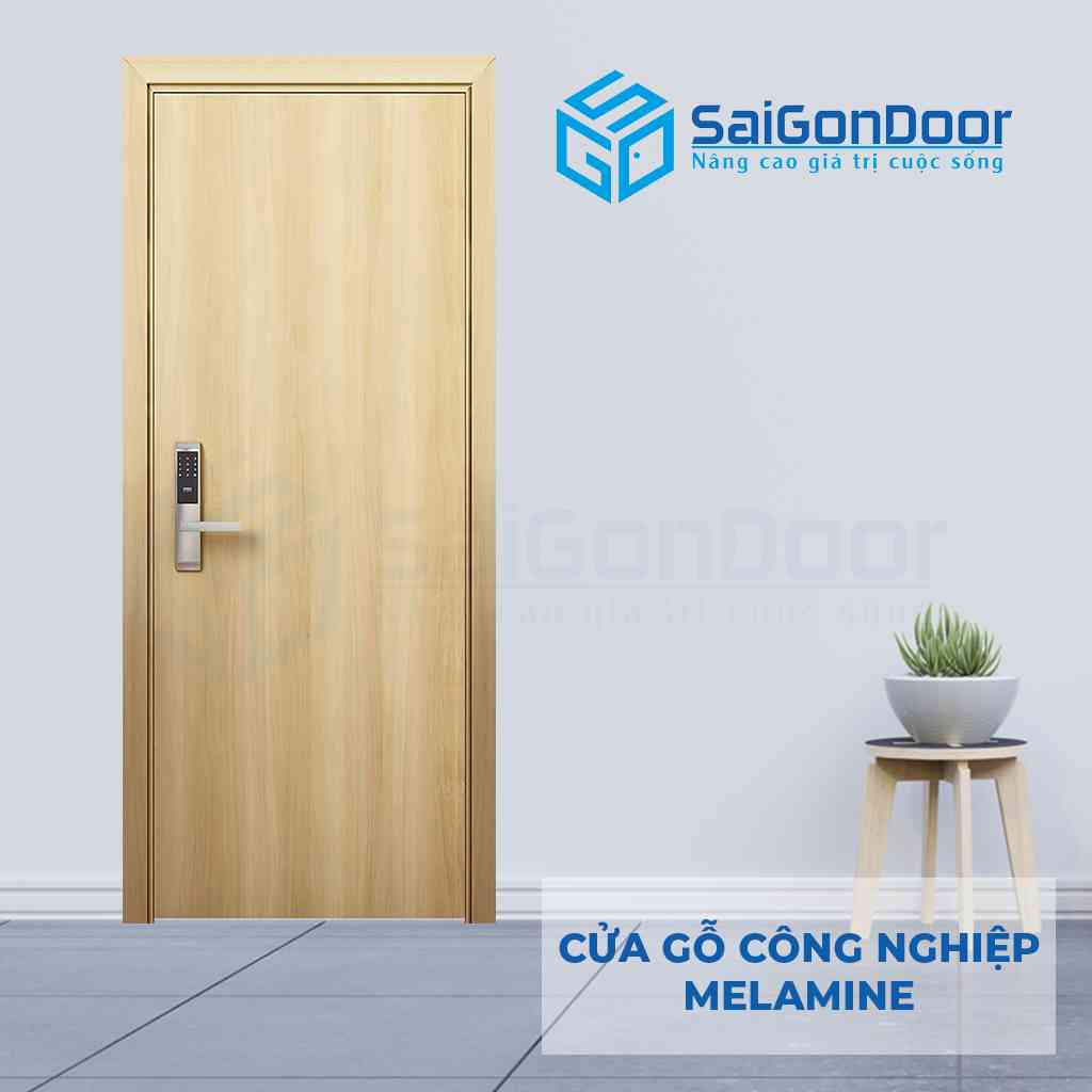 Cửa gỗ công nghiệp MDF Melamine P1-4 Cửa gỗ công nghiệp MDF Melamine P1-4