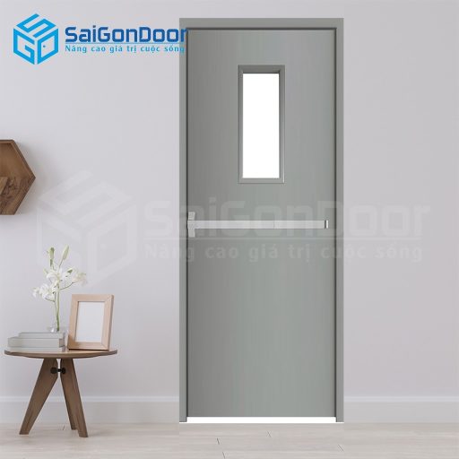 Cửa thép chống cháy TCC P1G1 thoát hiểm