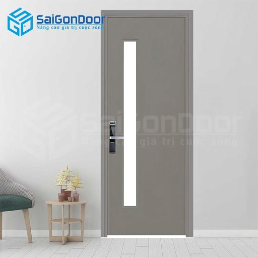 Cửa thép chống cháy tc P1G1 xám  2
