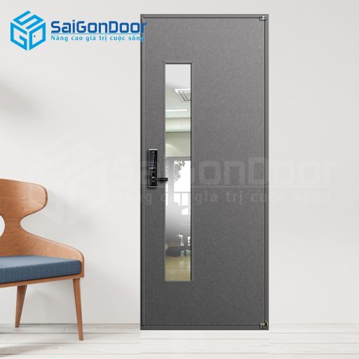 Cửa thép Hàn Quốc THQ-GL 2-15-G