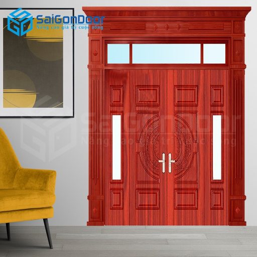 Cửa thép vân gỗ vg-GS4H15H8K D