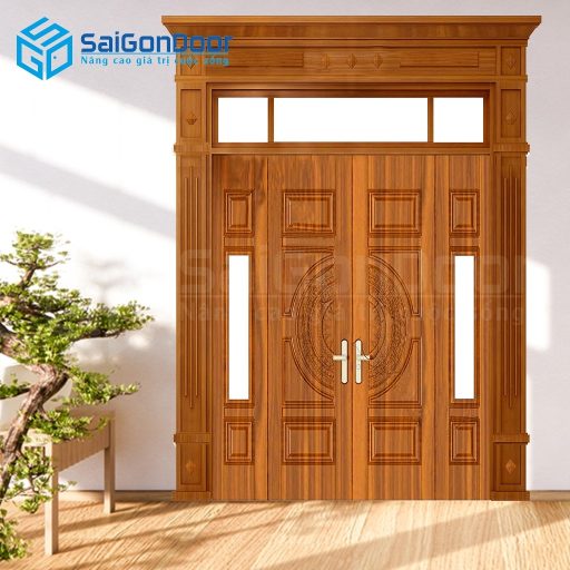 Cửa thép vân gỗ vg-GS4H15H8K_