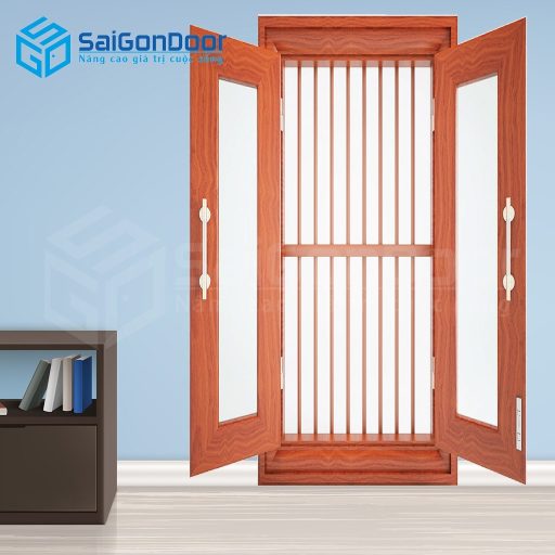 Cửa thép vân gỗ vg-CS2K SS