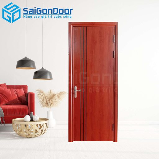 Cửa Thép Vân Gỗ KG-1.08
