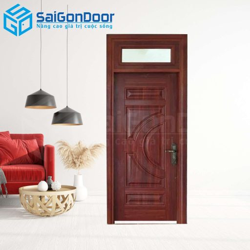Cửa Thép Vân Gỗ SGD-KM.TVG-1C-14