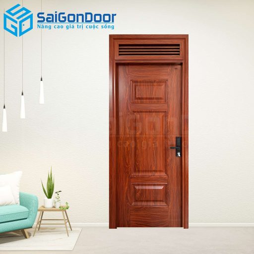 Cửa Thép Vân Gỗ SGD-KM.TVG-1C-34n