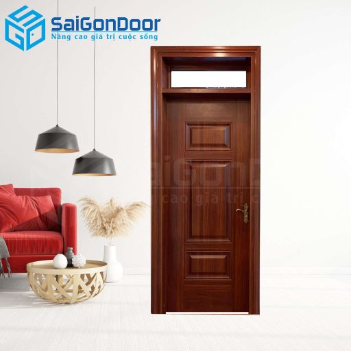 Cửa Thép Vân Gỗ SGD-KM.TVG-1C-4