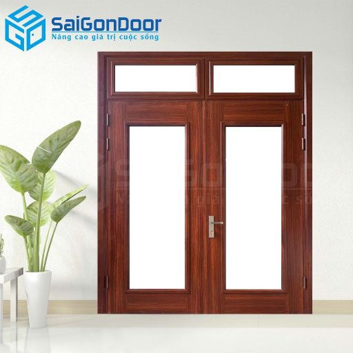 Cửa Thép Vân Gỗ SGD-KM.TVG-2C-10