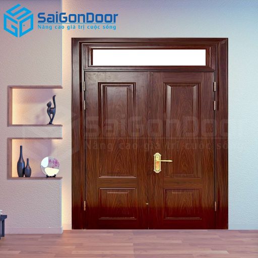 Cửa Thép Vân Gỗ SGD-KM.TVG-2C-7