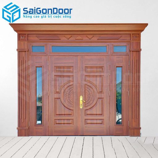 Cửa Thép Vân Gỗ SGD-KM.TVG-4C.12