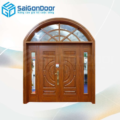Cửa Thép Vân Gỗ SGD-KM.TVG-4C.13