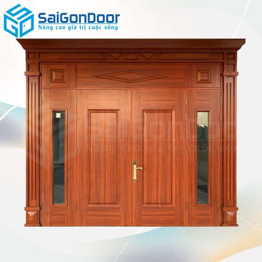 Cửa Thép Vân Gỗ SGD-KM.TVG-4C.15