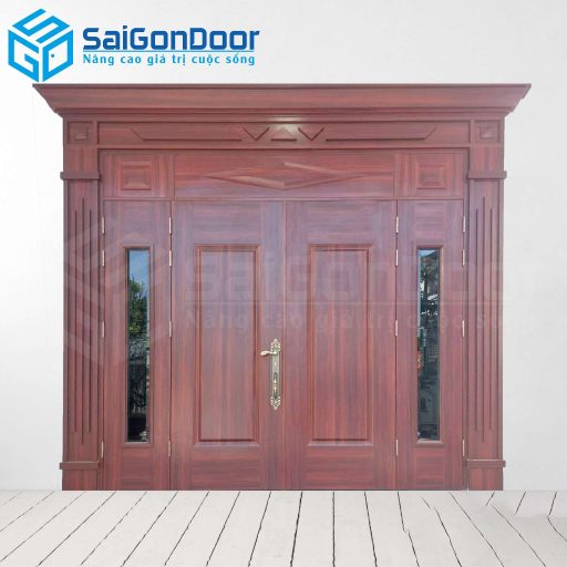 Cửa Thép Vân Gỗ SGD-KM.TVG-4C.20