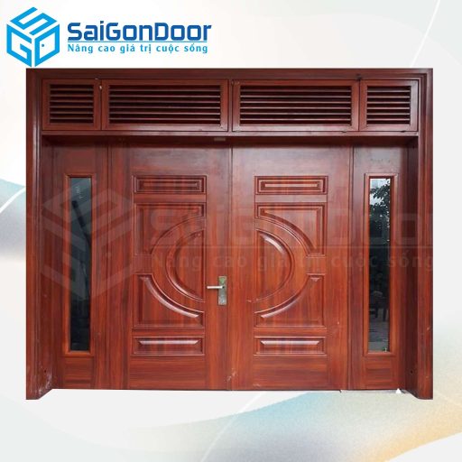 Cửa Thép Vân Gỗ SGD-KM.TVG-4C.21