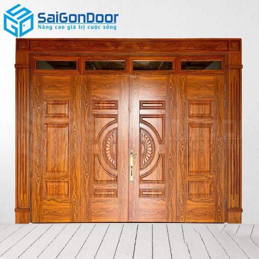 Cửa Thép Vân Gỗ SGD-KM.TVG-4C.26