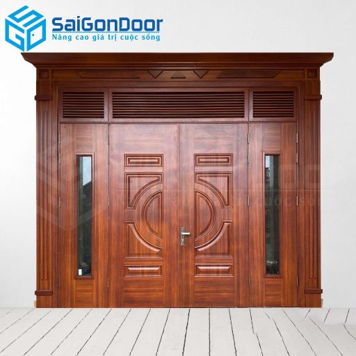 Cửa Thép Vân Gỗ SGD-KM.TVG-4C.32