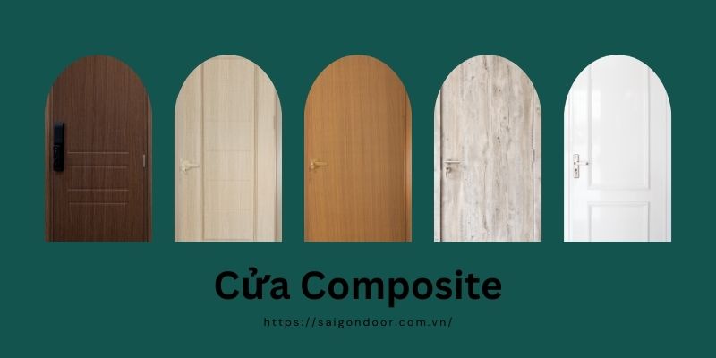 Mẫu cửa gỗ nhựa composite giá rẻ tại SaigonDoor