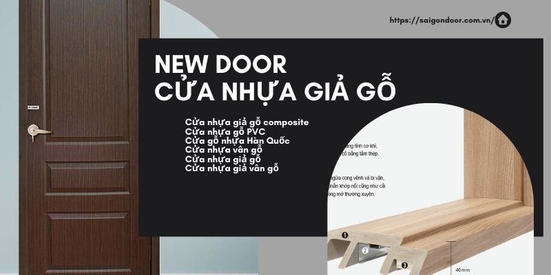 Cấu tạo khung cửa nhựa giả gỗ Cà Mau