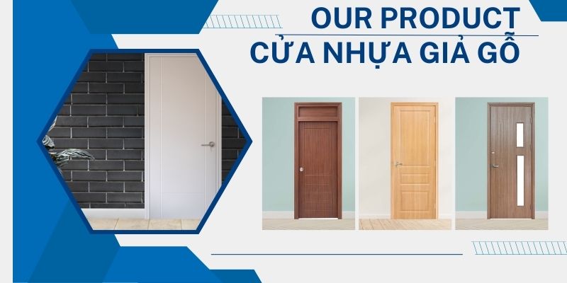 Mẫu cửa nhựa giả gỗ Cà Mau chuẩn ISO được sản xuất bởi SaigonDoor