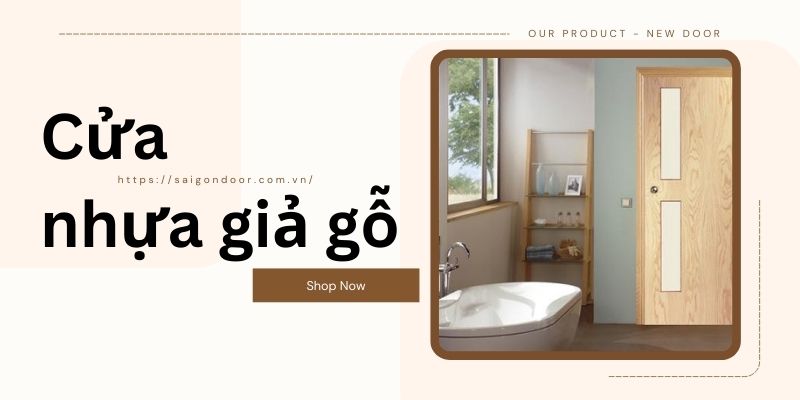 Ứng dụng cửa nhựa giả gỗ Bến Tre cho nhà vệ sinh