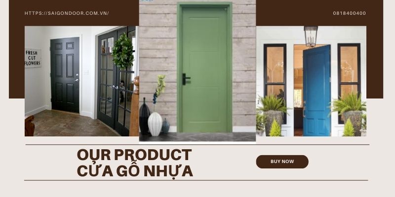 Gia chủ mệnh Mộc chọn cửa gỗ nhựa màu gì?