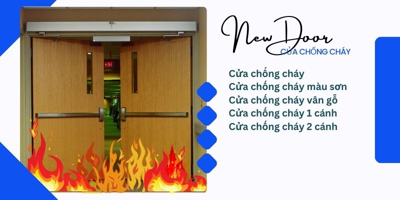 Chi tiết cấu tạo của dòng cửa chống cháy Tây Ninh 