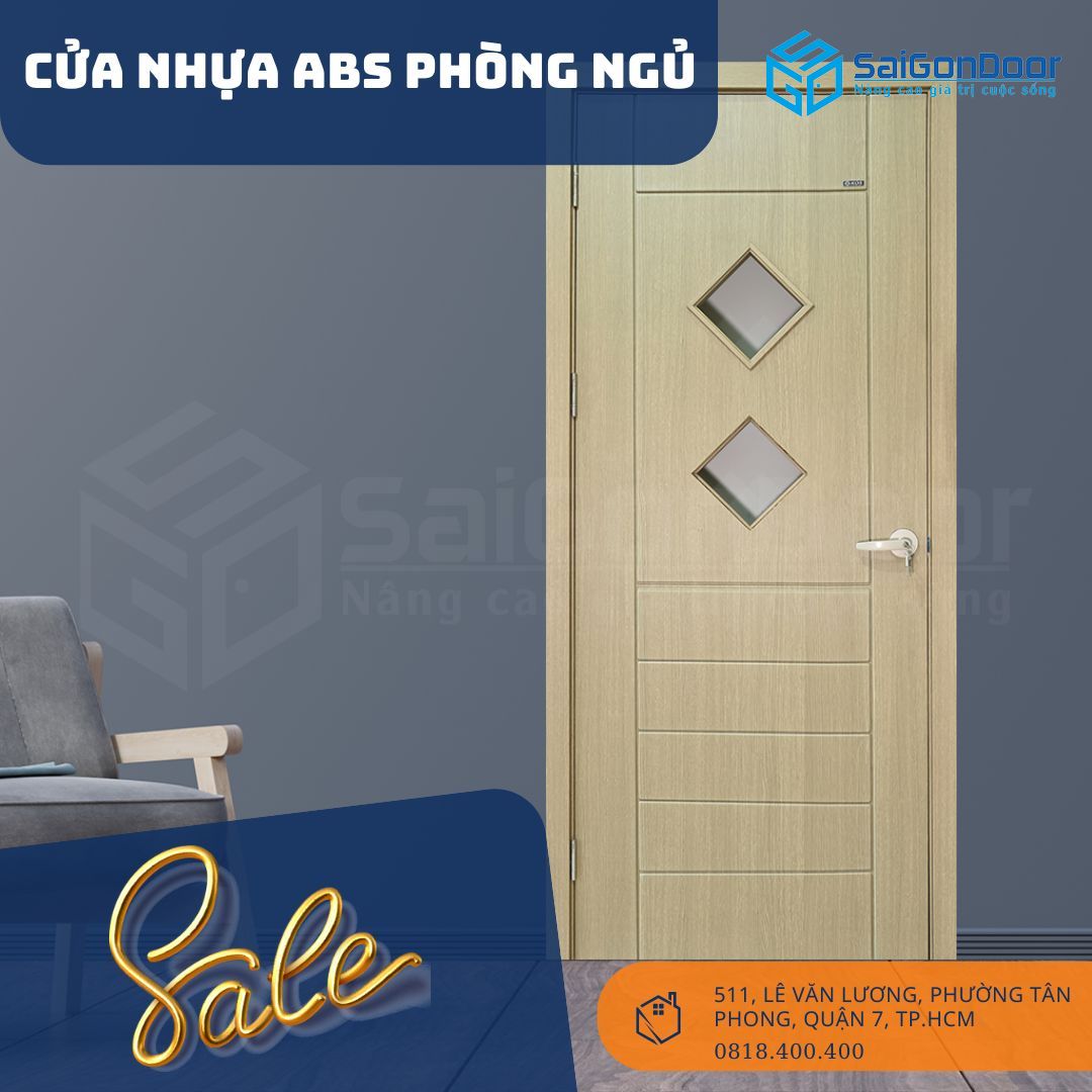 Cửa ABS phòng ngủ đẹp có thể mua tại SaiGonDoor, nơi cung cấp uy tín cua-abs-phong-ngu-dep