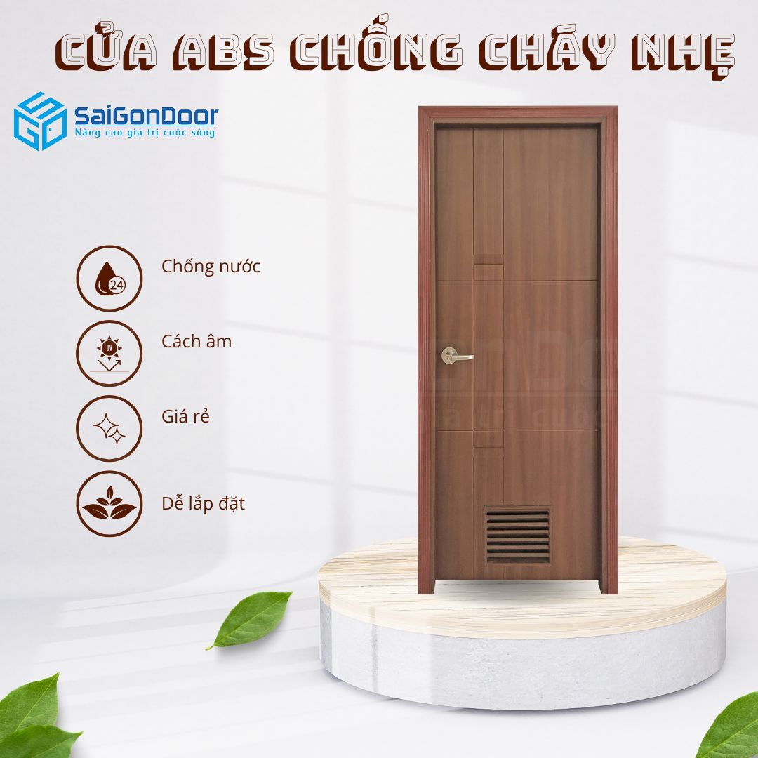 Cửa ABS chống cháy nhẹ có kết cấu giúp cửa có khả năng ngăn cháy ở mức vừa cua-abs-chong-chay-nhe-4