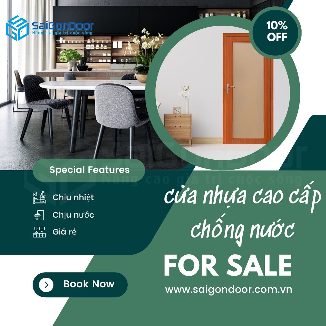 Cửa nhựa cao cấp chống nước - Tiện nghi và hiện đại cua-nhua-cao-cap-chong-nuoc-6