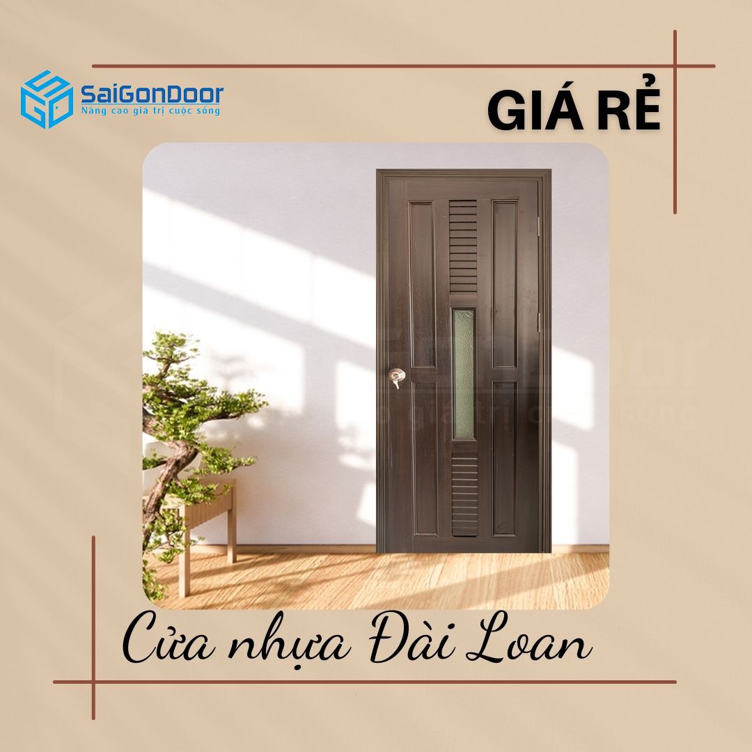 Cửa Nhựa Đài Loan Giá Rẻ – Bền Đẹp, Chống Nước, Đa Dạng 14 cua-nhua-dai-loan-gia-re-2