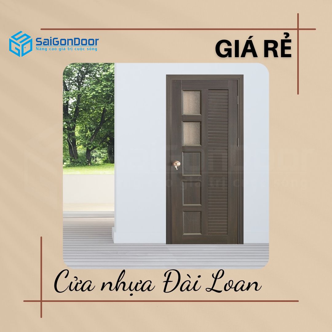Cửa Nhựa Đài Loan Giá Rẻ – Bền Đẹp, Chống Nước, Đa Dạng 13 cua-nhua-dai-loan-gia-re-3