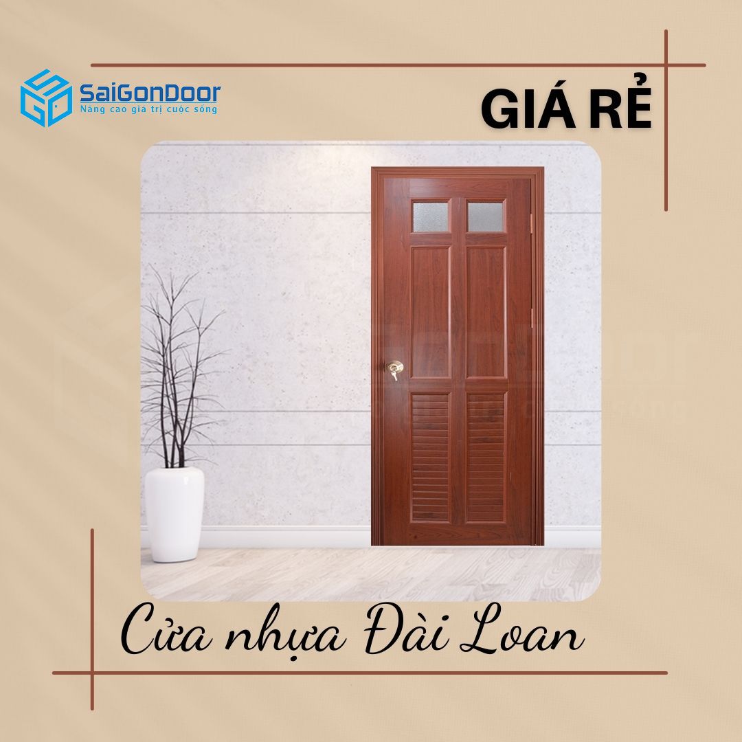 Cửa Nhựa Đài Loan Giá Rẻ – Bền Đẹp, Chống Nước, Đa Dạng 11 cua-nhua-dai-loan-gia-re-5