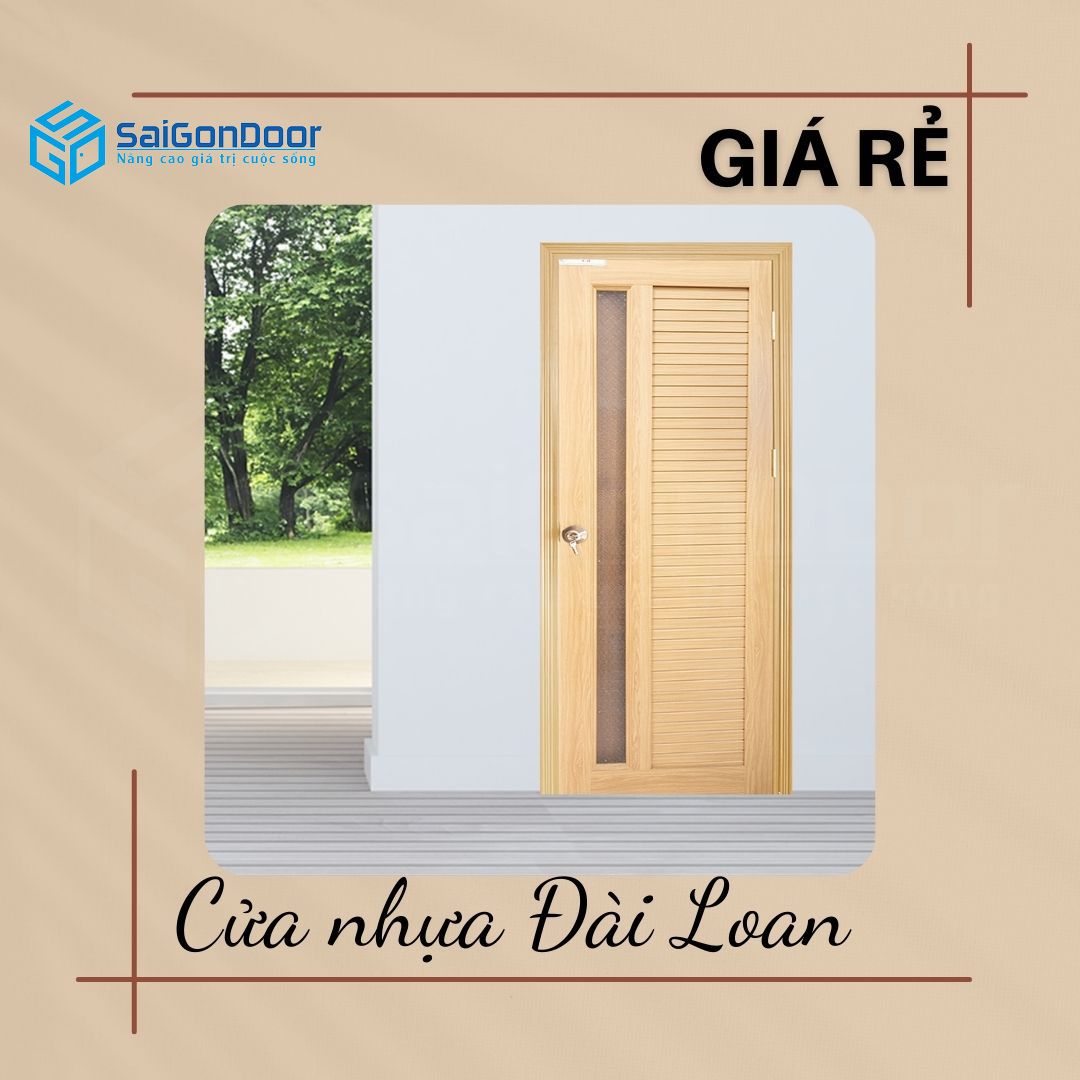 Cửa Nhựa Đài Loan Giá Rẻ – Bền Đẹp, Chống Nước, Đa Dạng 10 cua-nhua-dai-loan-gia-re