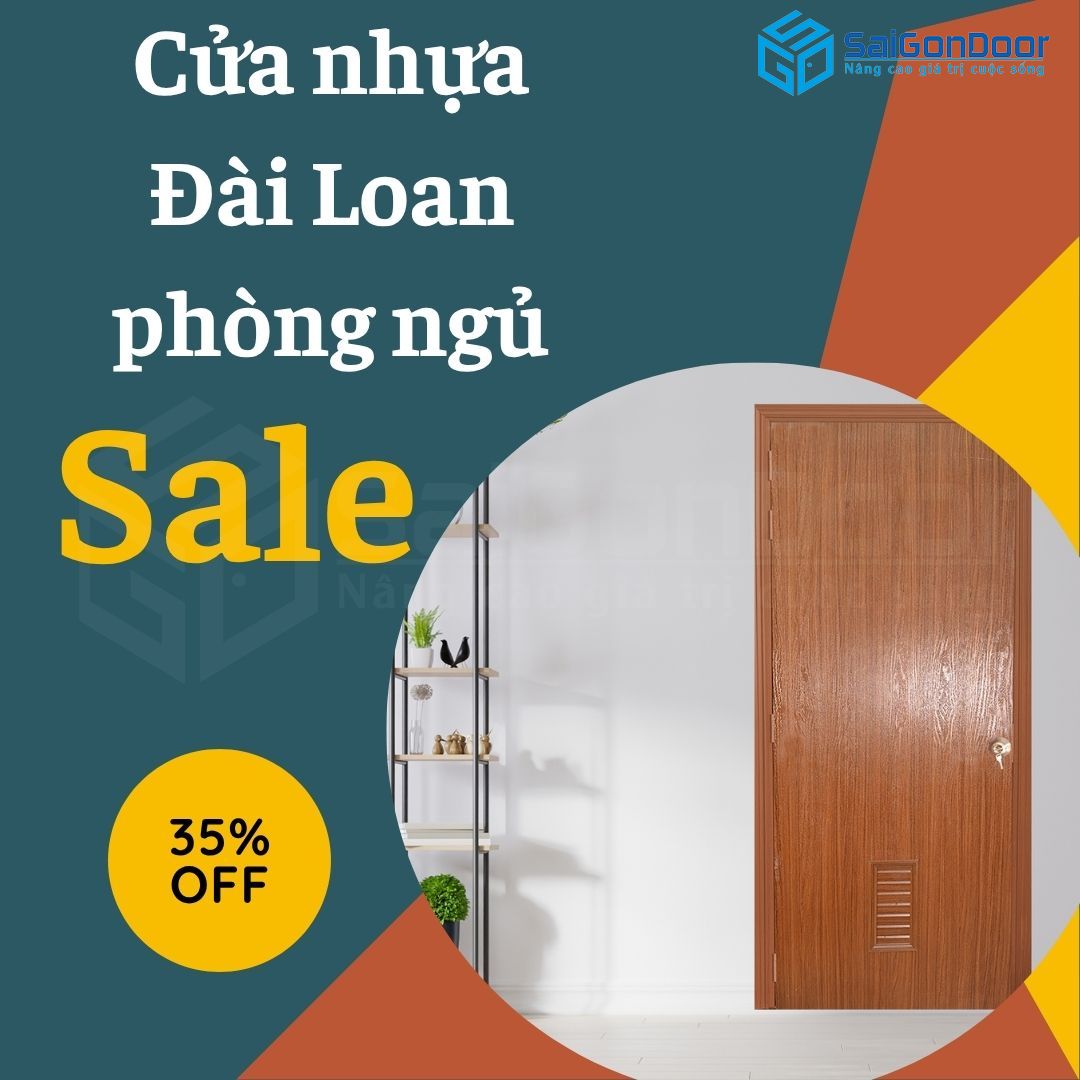 Cửa Nhựa Đài Loan Phòng Ngủ – Bền Đẹp, Giá Tốt 16 cua-nhua-dai-loan-phong-ngu-1