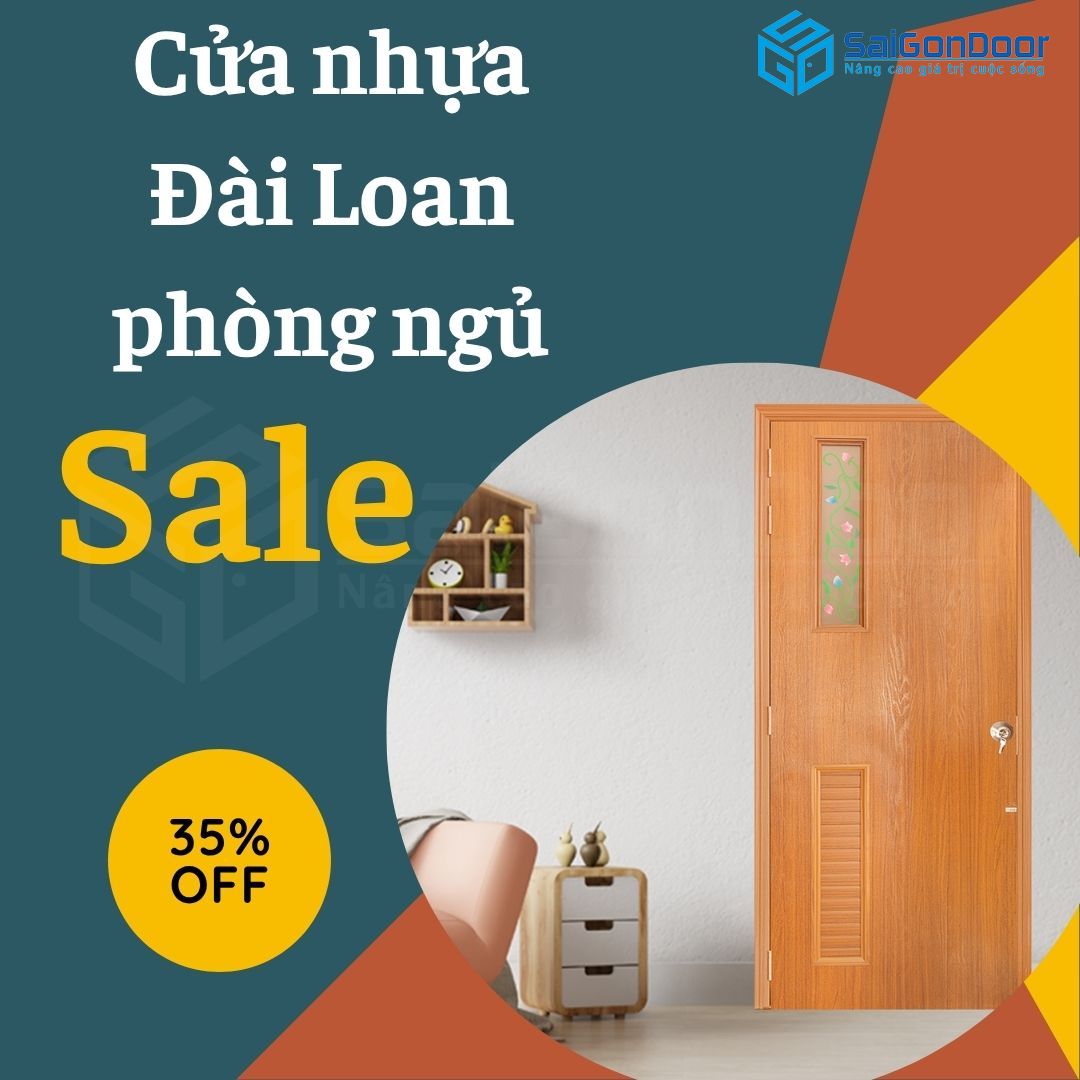 Cửa Nhựa Đài Loan Phòng Ngủ – Bền Đẹp, Giá Tốt 15 cua-nhua-dai-loan-phong-ngu-2