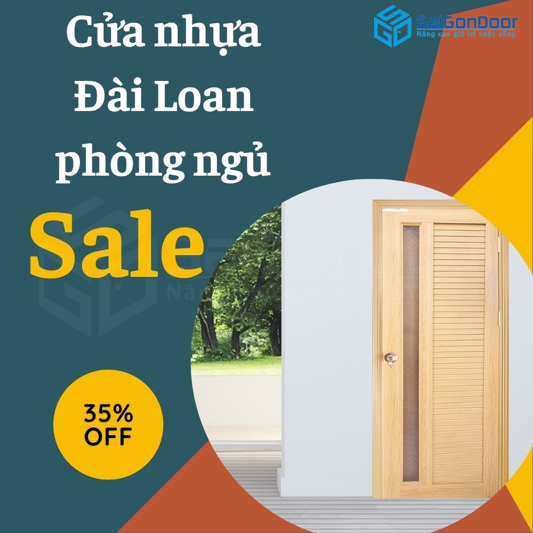 Cửa Nhựa Đài Loan Phòng Ngủ – Bền Đẹp, Giá Tốt 12 cua-nhua-dai-loan-phong-ngu