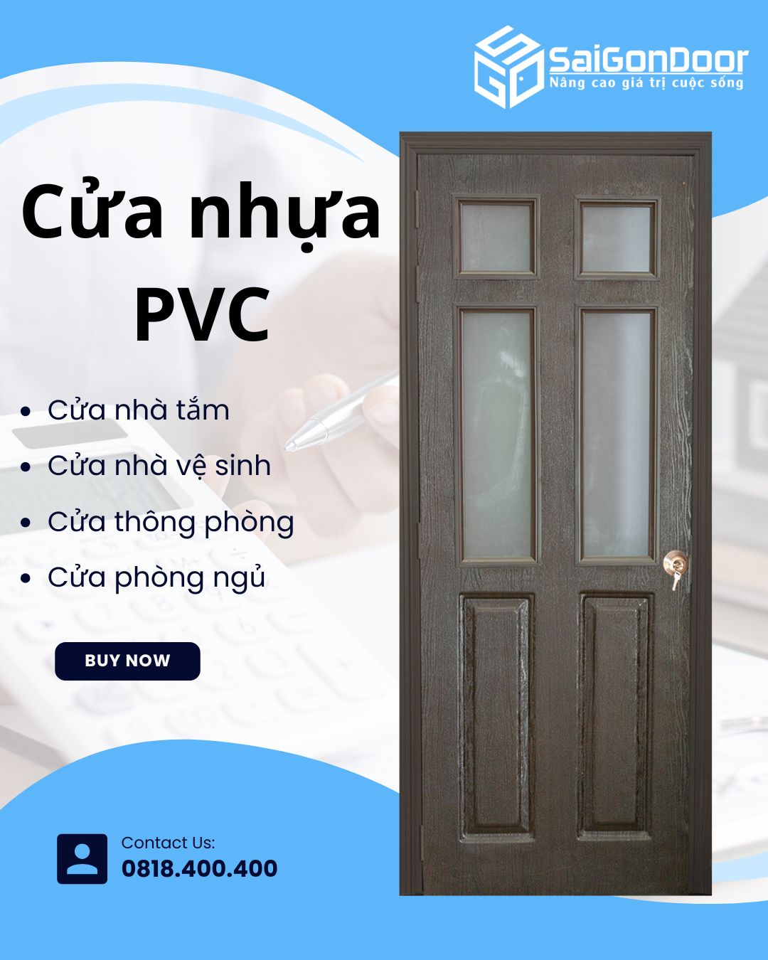 Cửa Nhựa PVC Chống Nước – Nhà Tắm Và Nhà Vệ Sinh 12 cua-nhua-pvc-chong-nuoc-3