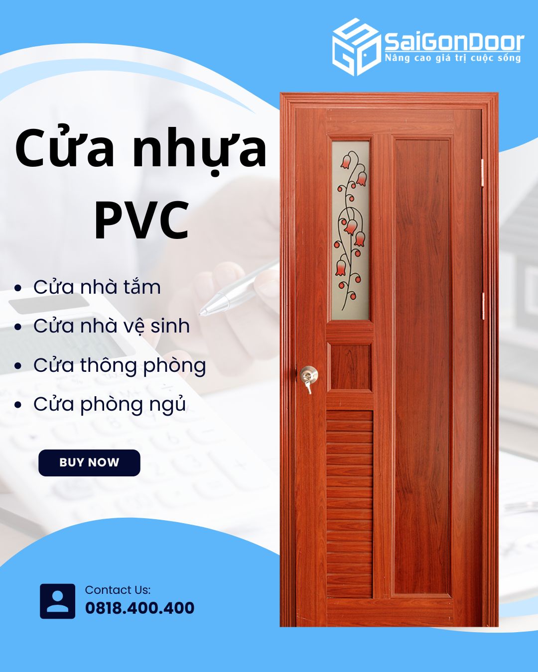 Cửa Nhựa PVC Chống Nước – Nhà Tắm Và Nhà Vệ Sinh 9 cua-nhua-pvc-chong-nuoc-6