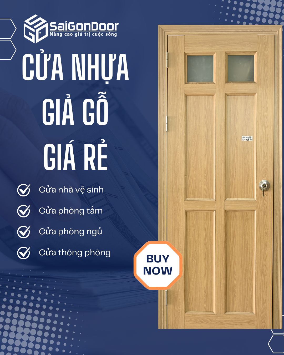 Cửa Nhựa Giả Gỗ Giá Rẻ TPHCM – Lựa Chọn Thông Minh 15 cua-nhua-gia-go-gia-re-tphcm-1