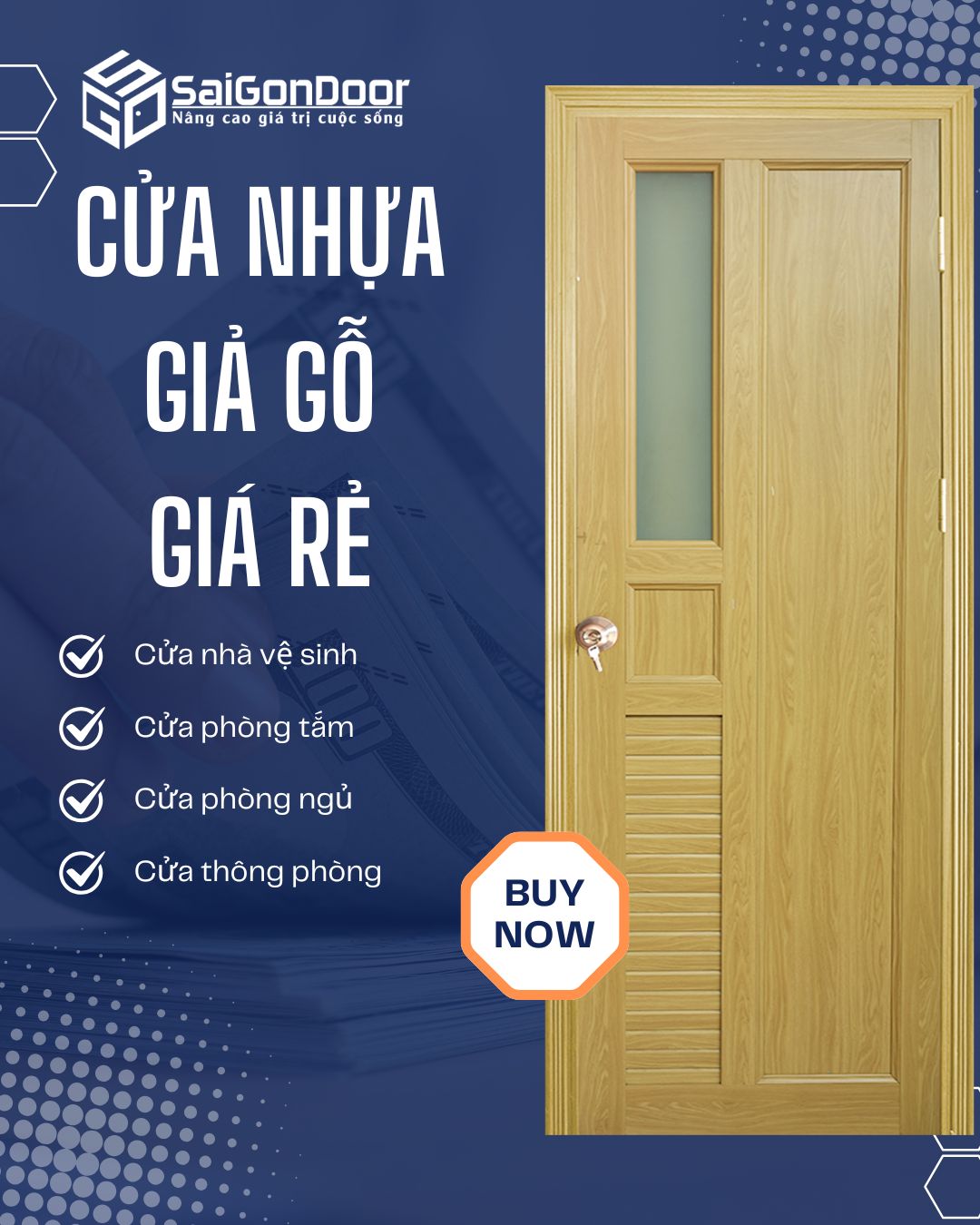 Cửa Nhựa Giả Gỗ Giá Rẻ TPHCM – Lựa Chọn Thông Minh 14 cua-nhua-gia-go-gia-re-tphcm-2